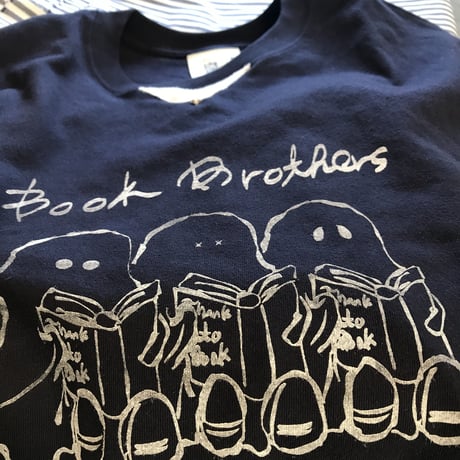 [受注]Book Brothers　リメイクロンT（ Navy/XL)※1週間〜1か月半かかります。