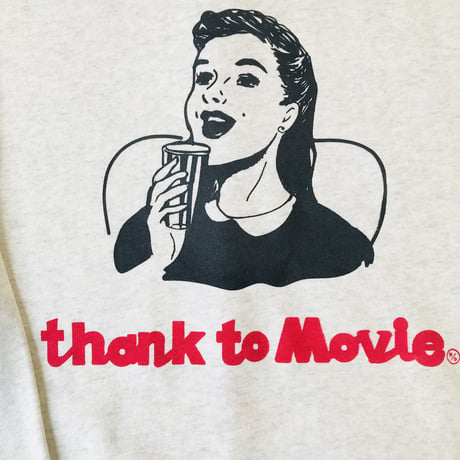受注商品：thank to Movieスウェット（S/M/XL)