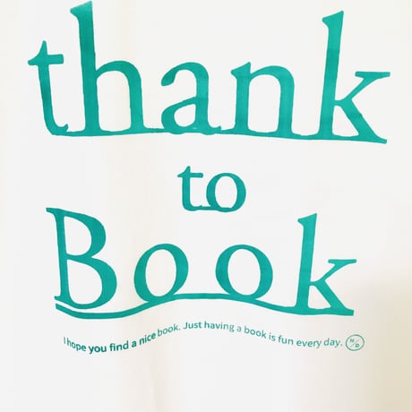 thank to BookTシャツ（XLサイズ）ステッカー付き