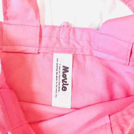 受注商品：thank to Movieトート（pink)※来年1/9〜1/21発送※土日含まず