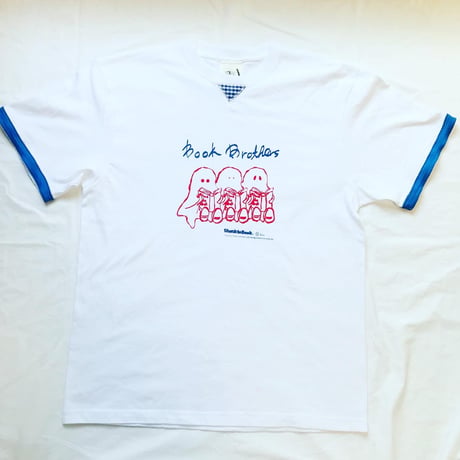 受注商品：thank to Book リメイクTシャツ（リンガー風）（S/M/XL) ※8/31〜9/16発送予定