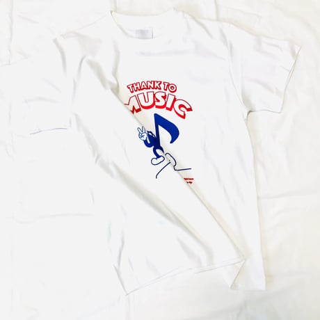 受注商品:thank to Music（musical noteC）Tシャツ(S/M/XL)