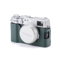 [在庫限り] 富士フイルム X100VI用レザーケース Leather Camera Case for Fujifilm X100VI - Green (TA-T70-LCC-GN)