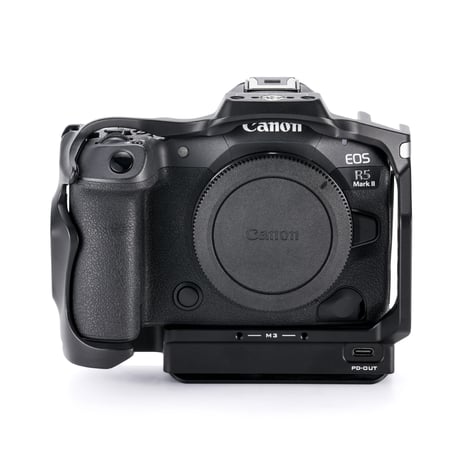 キヤノン EOS R5 Mark II用 クーリングファン付きフルカメラケージ ベーシックキット (TA-T68-A-B) Full Camera Cage with Cooling System