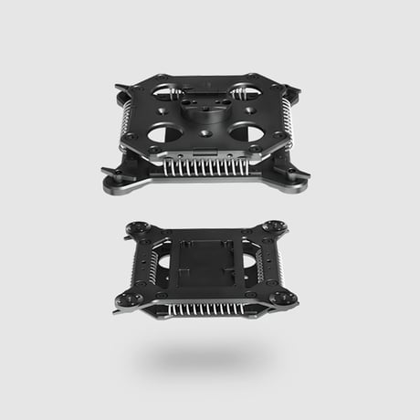 Suction Disc Shock Absorption Cradle Head - V-Mount (TAM-B01-V)