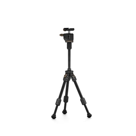 [在庫限り] 延長ポール付テーブルトップ三脚キットTabletop Ball Head with 1-Stage Carbon Fiber Tripod Legs (TT-BT03E-FB)
