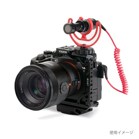 Half Camera Cage for Sony a1  (TA-T23-HCC-B) a1、a7S III、a7R III、a7R IV、a7 III対応ハーフケージ
