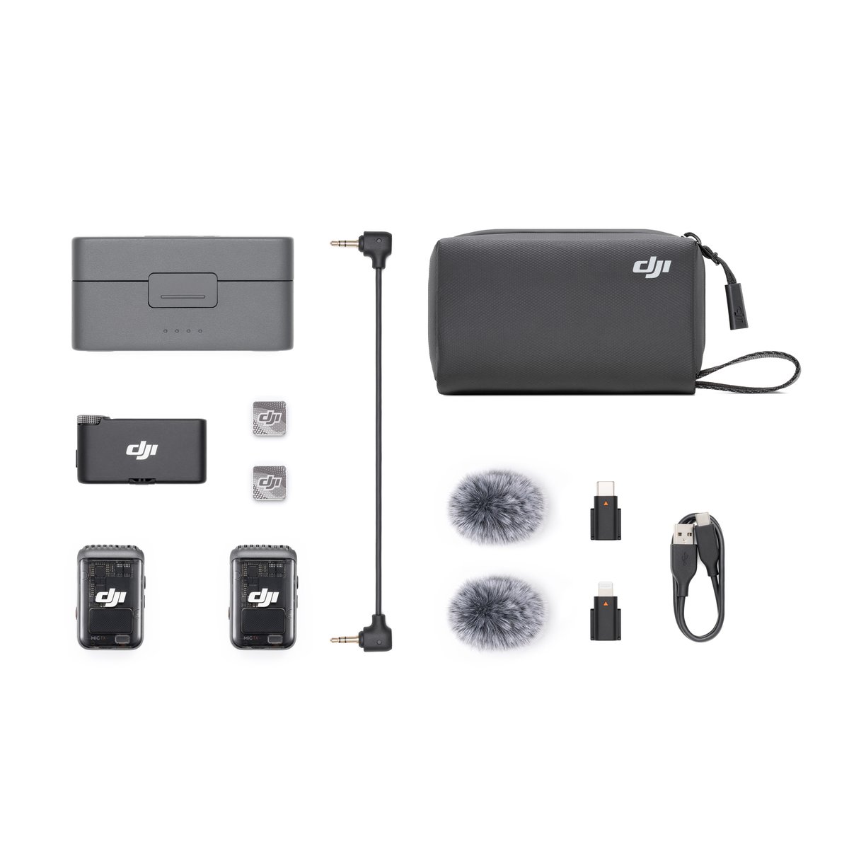 DJI Mic 2(トランスミッター×2 + レシーバー×1 + 充電ケース