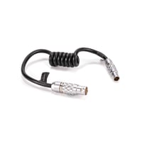 4-Pin Male to 8-Pin Female Coiled Power Cable (TCB-4LEM-8LEF) 24V電源分配モジュール用ケーブル  Arri Alexa 35