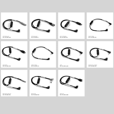 USB-C Run/Stop Cables (RS-USBC-) Nucleus Nano II / Advanced Side Handle用RECコントロールケーブル