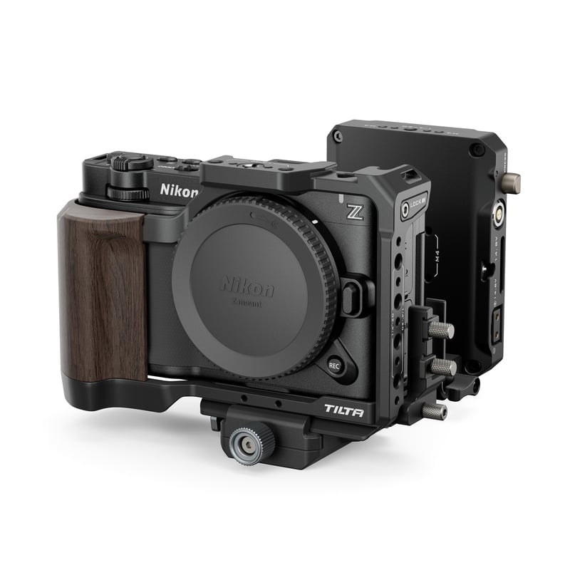 Nikon zrとtiltaケージ　マウントアダプター Tiltaが、ニコン ZR 用カメラケージを発表 ― モジュラー設計、人間工学