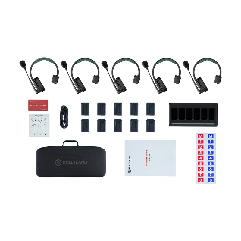 Hollyland Solidcom SE Pro-5S (5人用/ワイヤレスインカム/1.