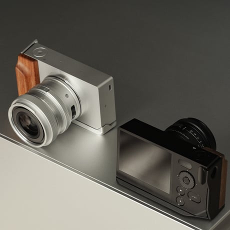 [生産終了]Sigma BF用木製グリップ付き取付ベースプレート Mounting Baseplate with Wooden Grip (TA-T85-WG)