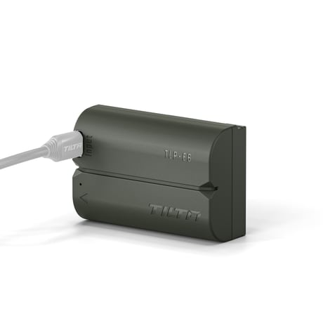 LP-E6P互換USB-C充電式カメラバッテリー Tilta  LP-E6P Battery with USB-C Input (2400mAh) - Green (TLP-E6P-GN)