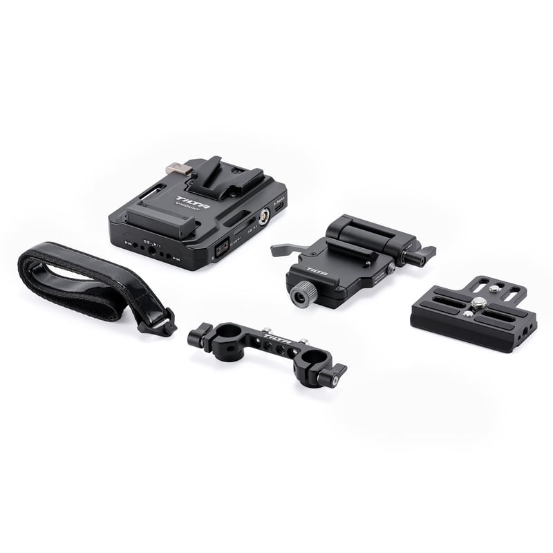 調整式アルカレシーバー付Mini Vマウントバッテリープレート (TA-BTP4K