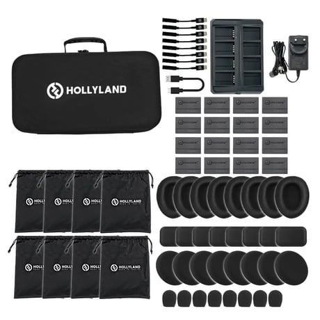 Hollyland Solidcom C1 Pro-8S (In-Ear version) (イヤホン対応/8人用/全二重ワイヤレスインカム/ノイズキャンセリング搭載)