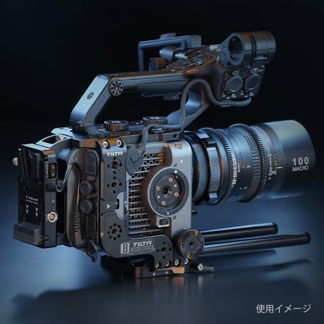 Camera Cage for Sony FX6 Advanced Kit (ES-T20-B) FX6用カメラケージ アドバンスドキット バッテリープレート付