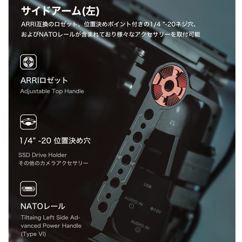 Advanced Kit for BMPCC 6K Pro (TA-T11-A-B) | TI