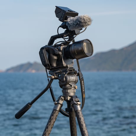 カーボン三脚[CT08] 75mm Cine Fluid Head with 3-Stage Carbon Fiber Tripod Legs (TT-CT08-75)
