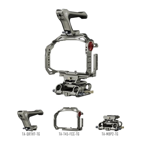 Camera Cage for Canon R6 Mark II Basic Kit (TA-T45-A) フルケージ、トップハンドル、LWSベースプレート