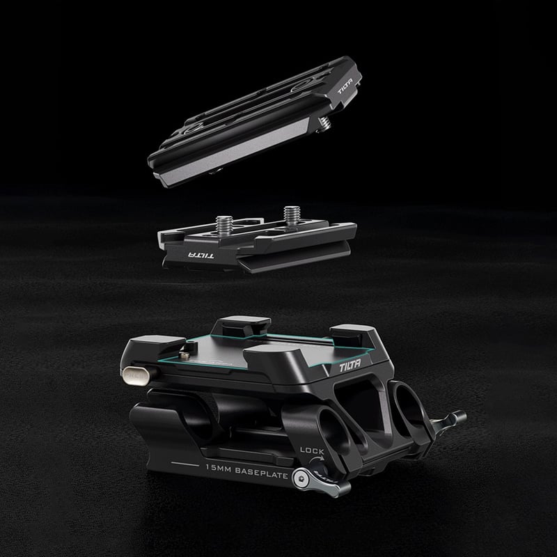 アルカスイス&マンフロット両規格対応15mm LWSベースプレート