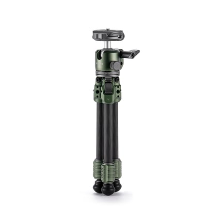 テーブルトップ三脚キット Tabletop Ball Head with 1-Stage Carbon Fiber Tripod Legs (3KG)  (TT-BT03-FB)