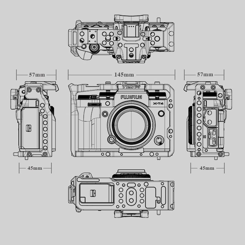 生産完了)Tiltaing Fujifilm X-T3/X-T4 Kit A | TILTA