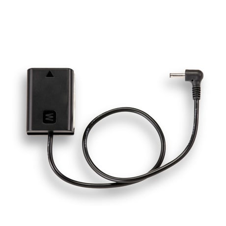 Sony NP-FW50 Dummy Battery to 3.5/1.35mm DC Male Cable (DB-SYFW-DCM13)