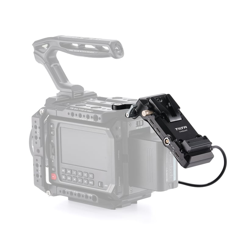 BMPCC6K （EFマウント） TILTAケージ Vマウント 他フルセット TILTA Blackmagic PYXIS 6K/12K用折りたたみ式 Vマウントバッテリー