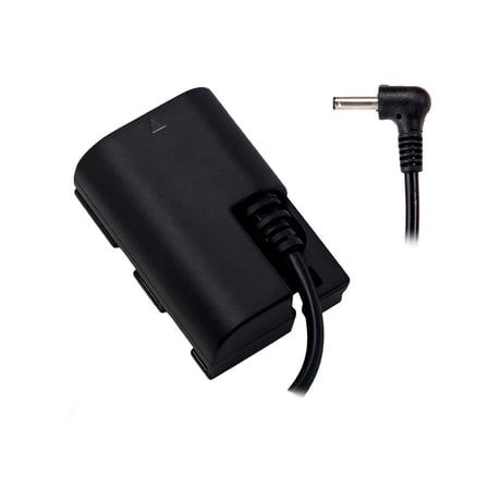 LP-E6 to 3.5/1.35mm DC Male Dummy Battery (DB-LPE6-DCM13)