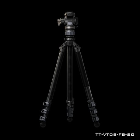 [生産終了] カーボン三脚[VT05] Tilta Travel Video Fluid Head with 3-Stage Carbon Fiber Tripod  Legs (5KG)