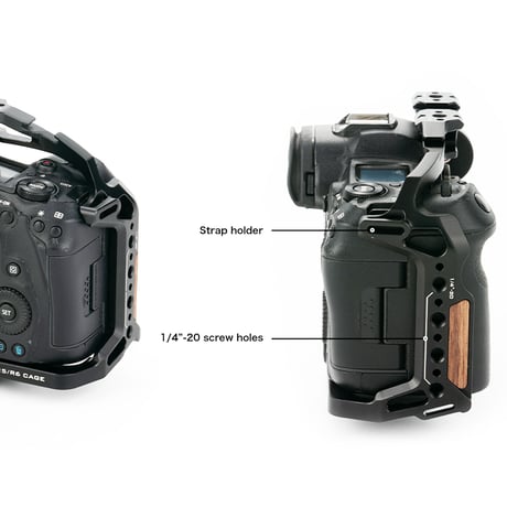 Camera Cage for Canon R5/R6 Kit A V2 - Black (TA-T22-A-B-V2)