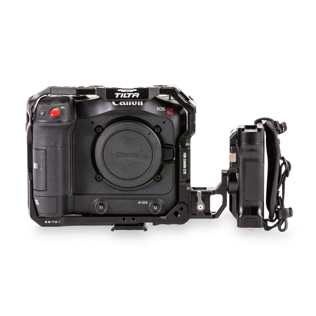 EOS C70 ボディー、バッテリー2つ、TILTAケージ付き Tilta がEOS C70用カメラリグを発表 | CineD