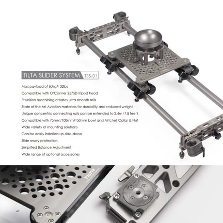 TILTA Slider System (TSS-01) プロフェッショナルスライダーシステム
