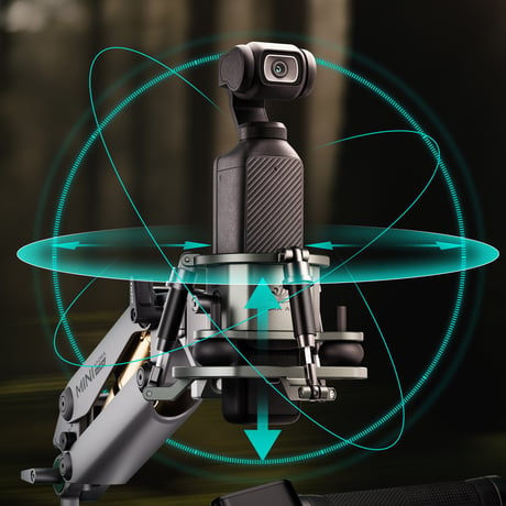 Hydra Alien Mini用衝撃吸収ヘッド Shock Absorbing Head (HDA-T15-SAH-TG)　DJI Osmo Pocket 3/4/4P専用