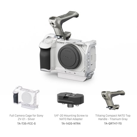 Sony ZV-E1用ライトウェイトキット(フルケージ) Camera Cage for Sony ZV-E1 Lightweight Kit (TA-T35-B)
