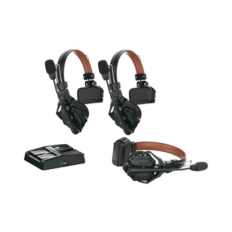 [在庫限り] Hollyland Solidcom C1 PRO-3S (3人用/全二重ワイヤレスインカム/ノイズキャンセリング搭載)