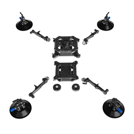 Suction Disc Shock Absorption Cradle Head - V-Mount (TAM-B01-V)