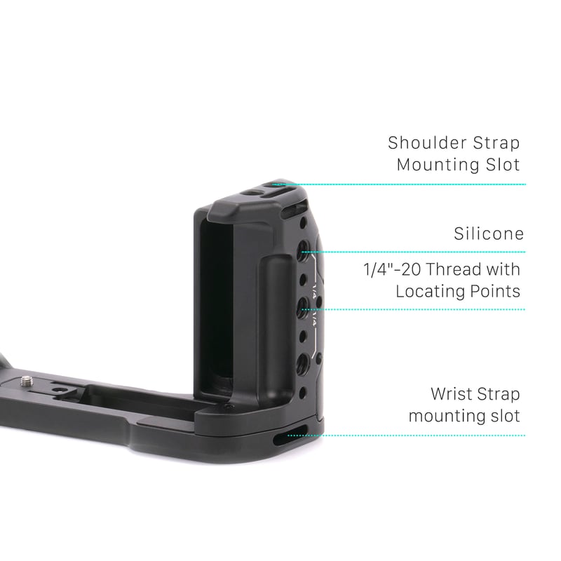 Mounting Baseplate with Grip for Sony ZV-1 / ZV Mounting Baseplate with Grip for Sony ZV-1 / ZV
