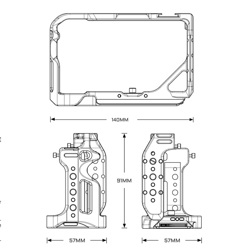 ソニー a7C II / a7C R用ケージ ベーシックキット (TA-T60-A-B ソニー a7C II / a7C R用ケージ ベーシックキット (TA-T60-A-B