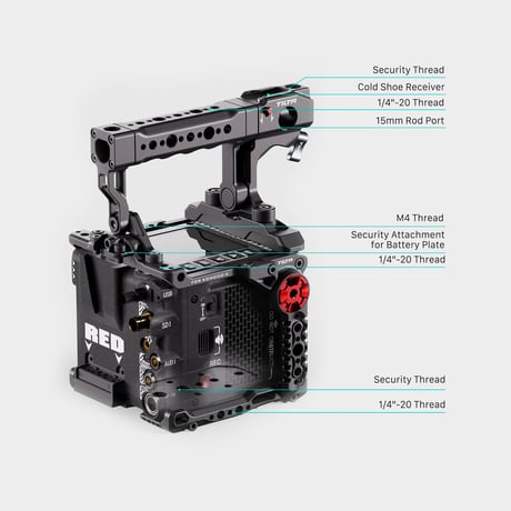KOMODO-X用カメラケージ ベーシックキット Camera Cage for RED KOMODO-X Basic Kit (TA-T53-A-B)