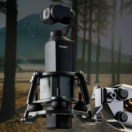 Hydra Alien Mini用衝撃吸収ヘッド Shock Absorbing Head (HDA-T15-SAH-TG)　DJI Osmo Pocket 3/4/4P専用