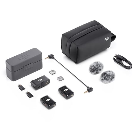 DJI Mic 2(トランスミッター×2 + レシーバー×1 + 充電ケース)　DM1021
