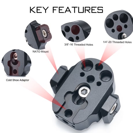 Battery Handle Base Accessory Mounting Bracket (TGA-BHB)