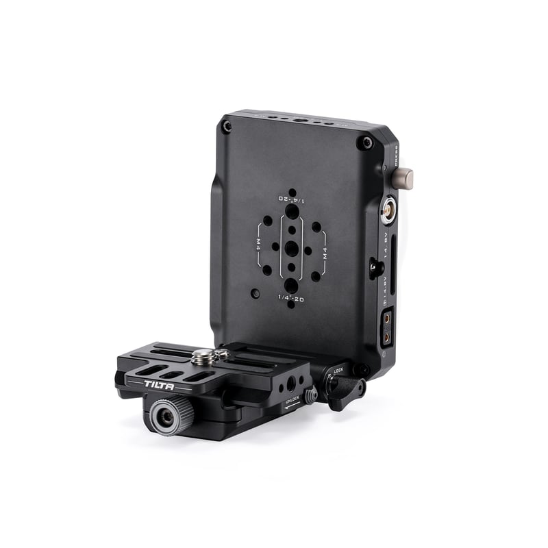 調整式アルカレシーバー付Mini Vマウントバッテリープレート (TA-BTP4K