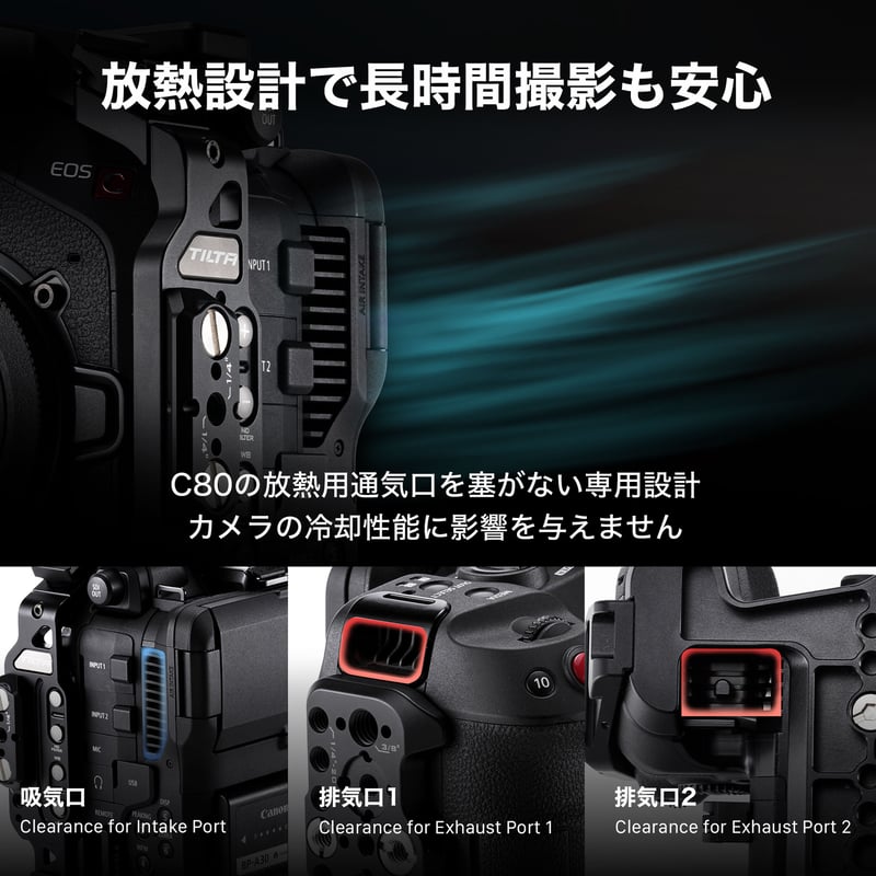 キヤノン EOS C80用カメラケージ プロキット Camera Cage for Canon