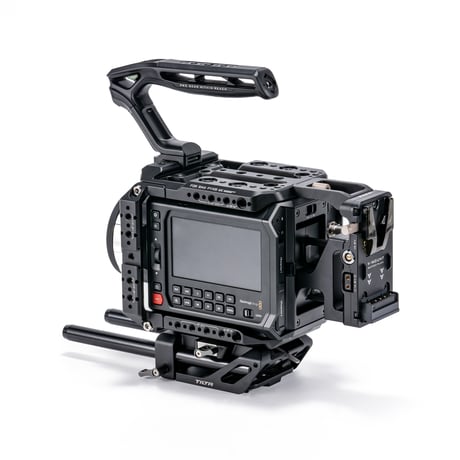 Blackmagic PYXIS 6K/12K用カメラケージ プロキット Vマウント (ES-T21-B-V) Camera Cage for Blackmagic PYXIS 6K Pro Kit