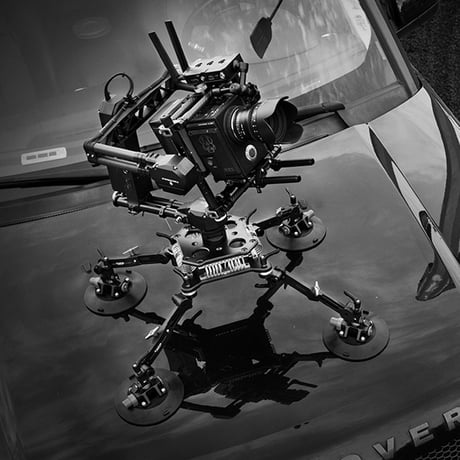 Suction Disc Shock Absorption Cradle Head - V-Mount (TAM-B01-V)