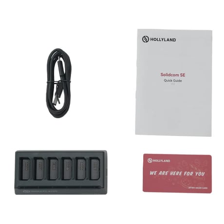 Hollyland Solidcom SE/SE PRO用 6スロットチャージングベース (HL-CBS01)