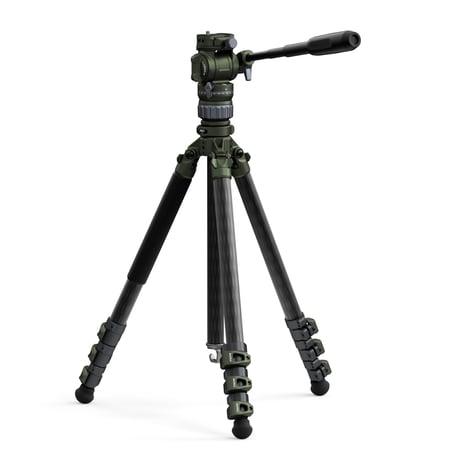[生産終了] カーボン三脚[VT05] Tilta Travel Video Fluid Head with 3-Stage Carbon Fiber Tripod  Legs (5KG)